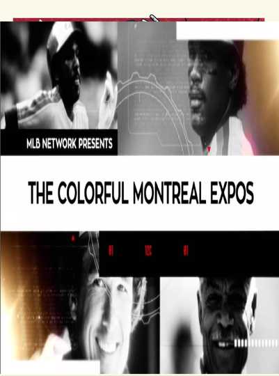 The Colorful Montreal Expos Poster