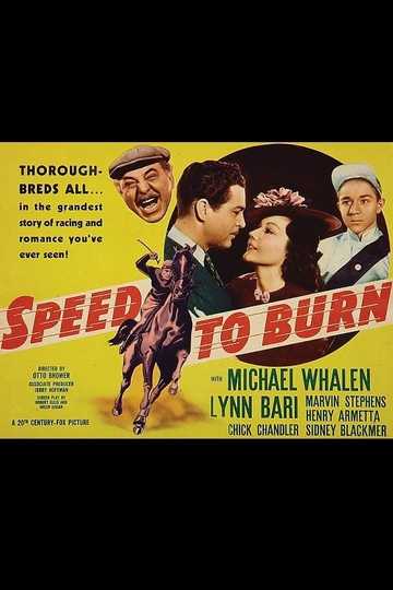 Speed to Burn Poster