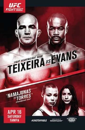 UFC on Fox 19 Teixeira vs Evans Poster