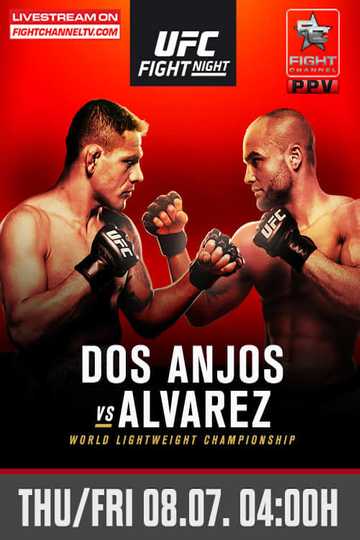 UFC Fight Night 90: Dos Anjos vs. Alvarez Poster