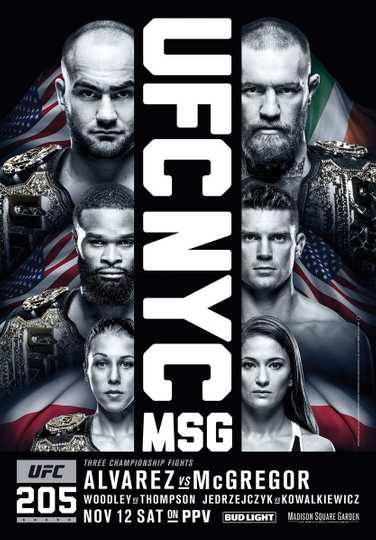UFC 205: Alvarez vs. McGregor Poster