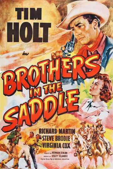 Brothers in the Saddle Poster