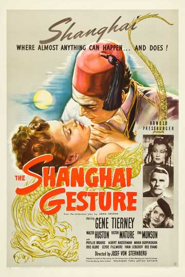 The Shanghai Gesture Poster