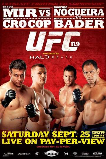 UFC 119 Mir vs Cro Cop Poster