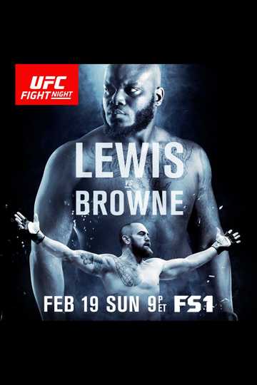 UFC Fight Night 105: Lewis vs. Browne Poster