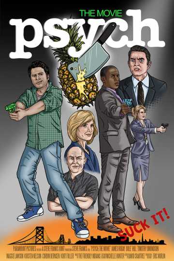 Psych: The Movie Poster