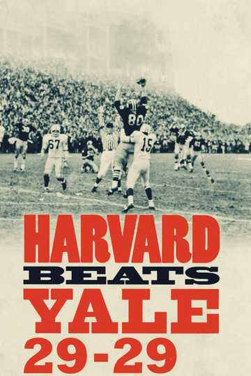 Harvard Beats Yale 29-29 Poster