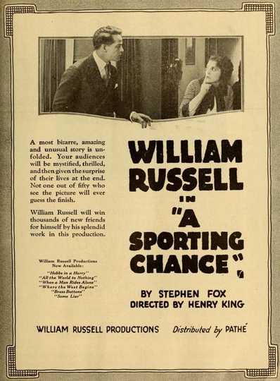A Sporting Chance Poster