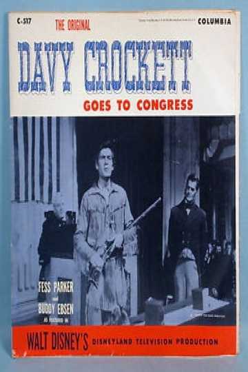 Davy Crockett Goes To Congress Poster