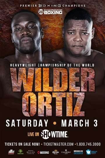 Deontay Wilder vs Luis Ortiz Poster