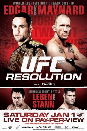 UFC 125 Resolution Poster