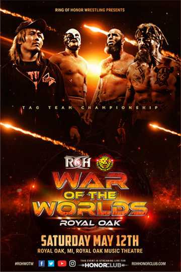 ROH/NJPW War of the Worlds Tour - Royal Oak, MI Poster