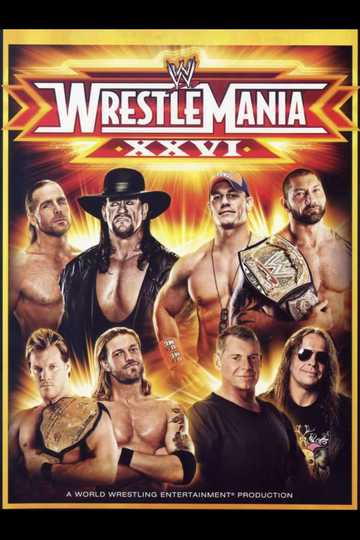 WWE Wrestlemania XXVI Poster