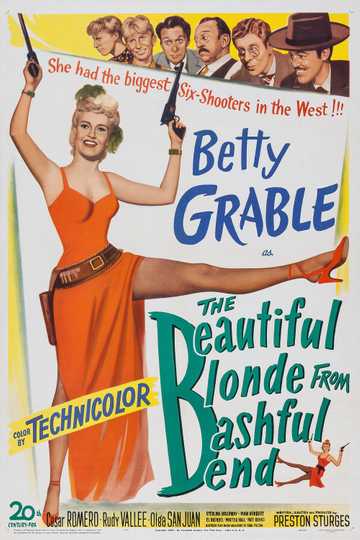The Beautiful Blonde from Bashful Bend Poster