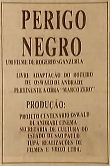 Perigo Negro Poster