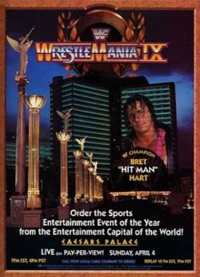 WWE WrestleMania IX Poster