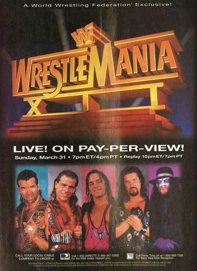 WWE WrestleMania XII Poster