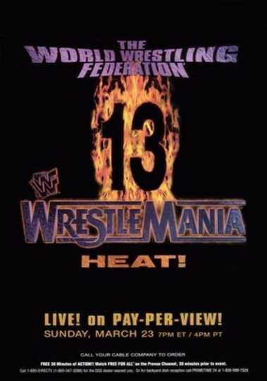 WWE WrestleMania 13 Poster