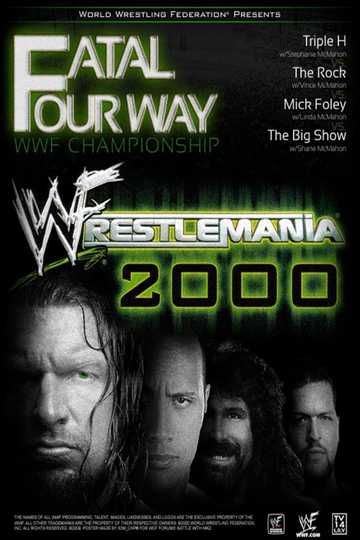 WWE WrestleMania 2000 Poster