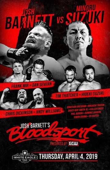 GCW Josh Barnetts Bloodsport Poster