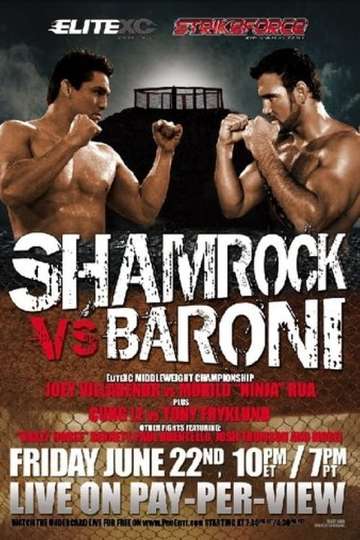Strikeforce Shamrock vs Baroni Poster