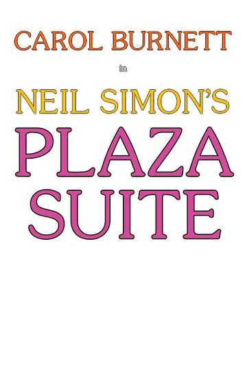 Plaza Suite Poster