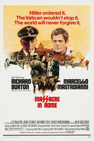 Massacre in Rome Poster