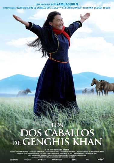 Two Horses of Genghis Khan Poster