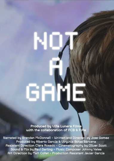 Not a Game Poster