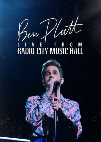 Ben Platt: Live from Radio City Music Hall Poster