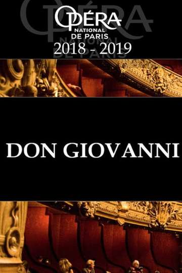 Don Giovanni  Palais Garnier  from June 8 to July 13 2019 Poster