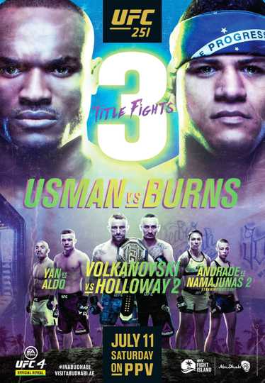 UFC 251: Usman vs. Burns Poster