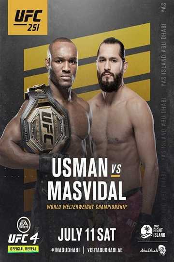 UFC 251: Usman vs. Burns Poster