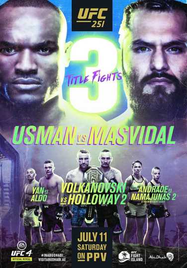 UFC 251: Usman vs. Masvidal Poster