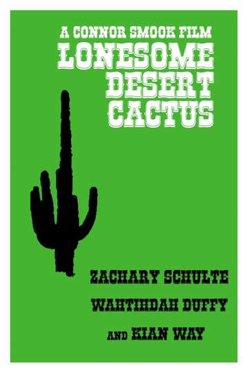 Lonesome Desert Cactus Poster