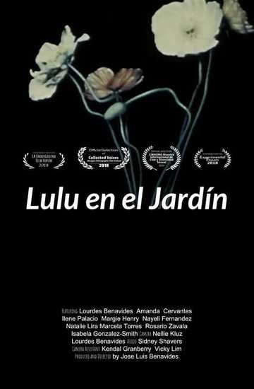 Lulu en el jardín Poster