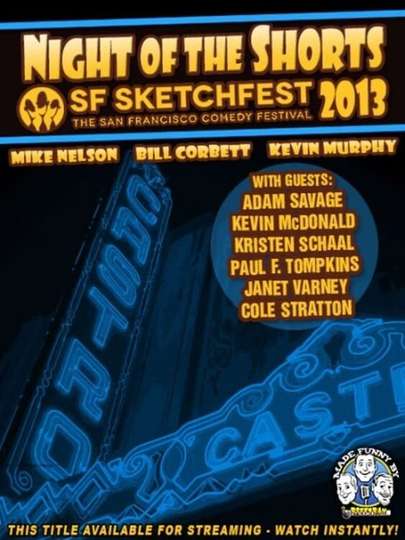 RiffTrax Live Night of the Shorts  SF Sketchfest 2013 Poster