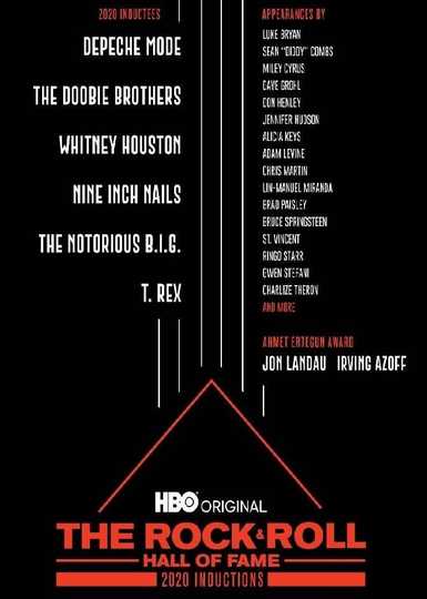 The Rock and Roll Hall of Fame 2020 Inductions Poster