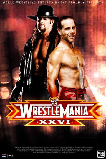 WWE Wrestlemania 26 Poster
