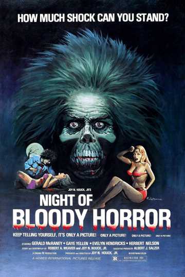 The Night of Bloody Horror Poster