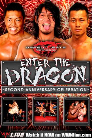 Dragon Gate USA Enter The Dragon 2011 Second Anniversary Celebration Poster