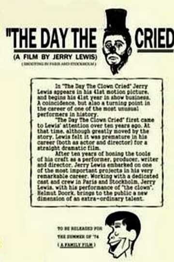 The Day the Clown Cried Poster