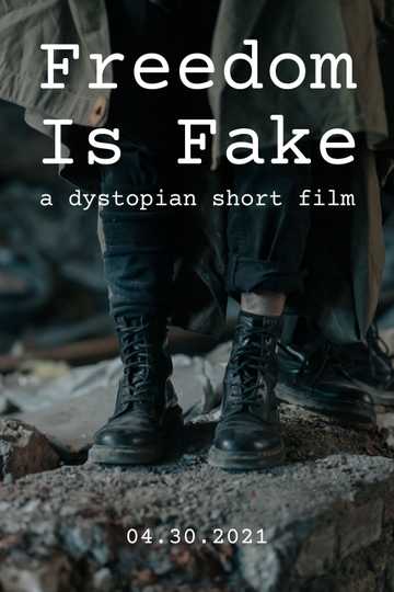Freedom Is Fake Poster