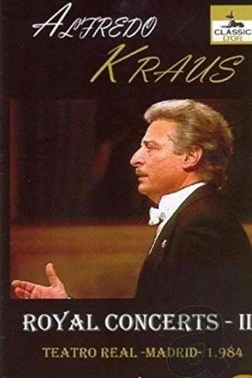 Alfredo Kraus  Concert in Madrid Teatro Real Poster