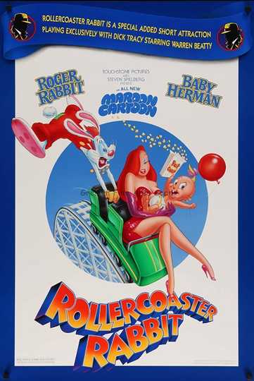 Roller Coaster Rabbit Poster