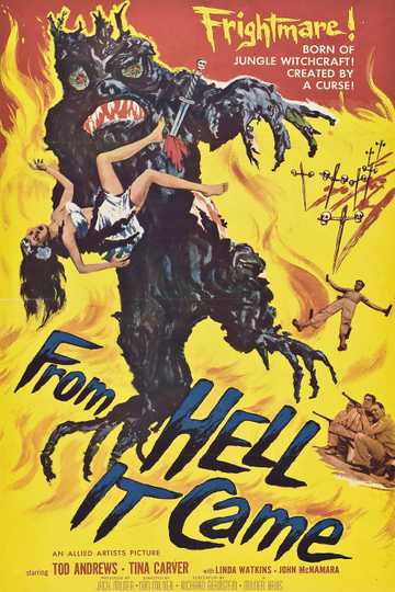 From Hell It Came Poster