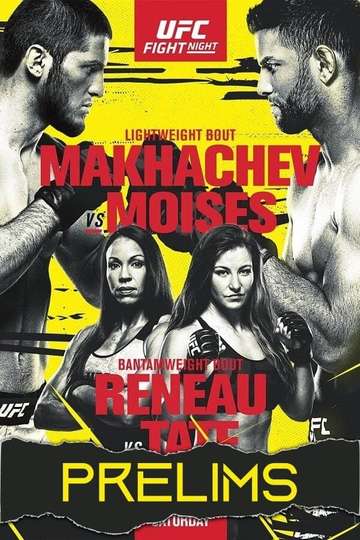 UFC on ESPN 26: Makhachev vs. Moises - Prelims Poster