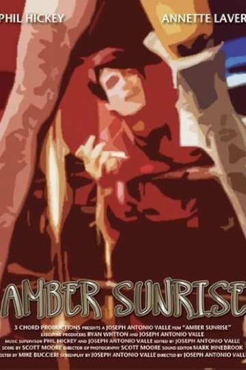 Amber Sunrise Poster
