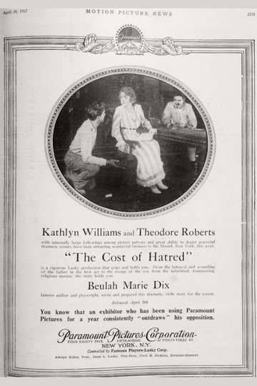 The Cost of Hatred Poster