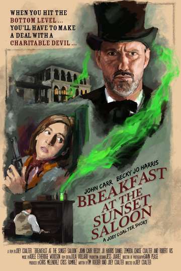 Breakfast at the Sunset Saloon Poster